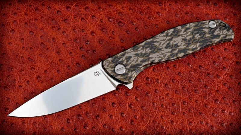 Нож Флиппер-95 slim (Camo)