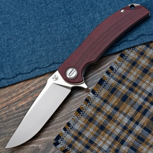 Soft Overkill Maroon micarta